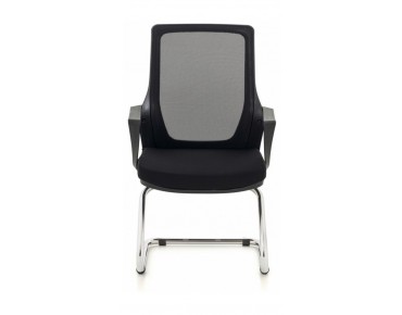 ALPHA VISITOR CHAIR CROME FEET- AP 1554 K