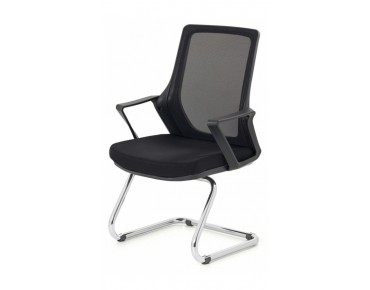 ALPHA VISITOR CHAIR CROME FEET- AP 1554 K